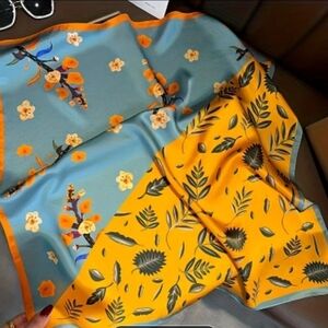 Floral Patterned Scarf